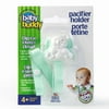 Baby Buddy Pacifier Holder Clip- Cute Fashionable Bear Clips onto Babys Shirt, Snaps to Paci, Teether, Toys, Mint, 1pk