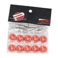 thumbnail image 1 of Arandelas para guardabarros M6 Piezas modificadas para automóviles Tornillos y sujetadores resistentes y de alta confiabilidad Naranja, 1 of 8