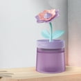 thumbnail image 5 of Pompotops 260 ML Mini Cute USB Humidifier With Light, Quiet Cool Mist Humidifier For Bedroom And Office, Flower Plants Shaped, Easy To Clean, 5 of 7
