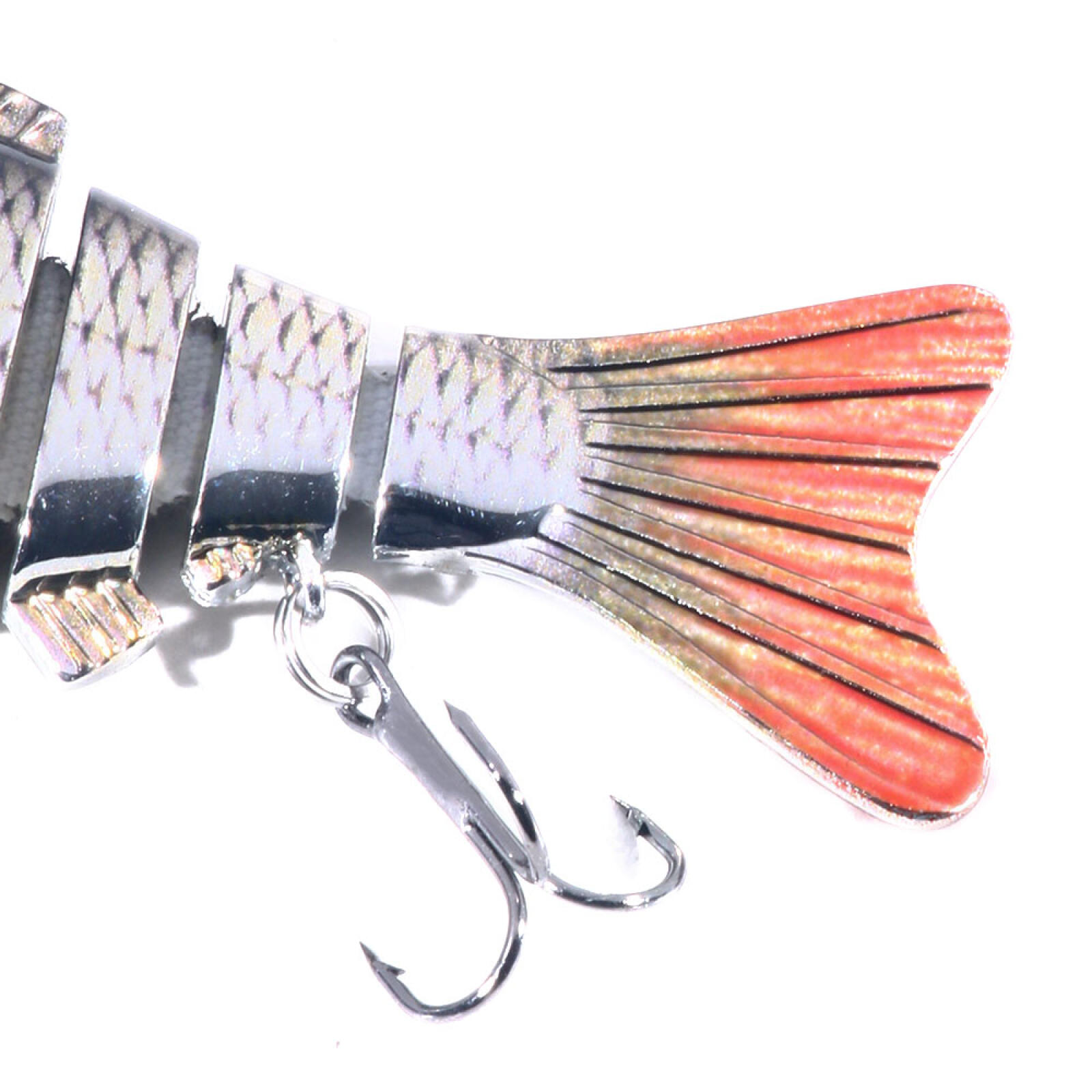 HENGJIA Fishing Lures, 6pcs Large Multi Jointed Fish Fishing Kits Slow Sinking Lifelike Swimbait Freshwater and Saltwater for Trout Bass Lures, 3.94"/0.84oz