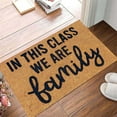 thumbnail image 5 of Qianduo Carpet,Polyester Carpet,1X Carpet,Welcome Doormat Entrance Front Door Mat for Home Bedroom Decor Non Slip Rug Decorative Accessories 24×16 Inches, 5 of 7