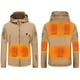 thumbnail image 1 of Ropa de calefacción inteligente de otoño e invierno, abrigo cálido, ropa de esquí engrosada con forro polar, chaqueta para hacer calor, 1 of 5