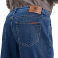 thumbnail image 6 of Coevals Club Men's classical jeans blue regular high quality five-pocket pants for men casual pants 30L 3# Medium Stonewash 30, 6 of 7