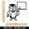 thumbnail image 2 of Owl Teacher with Blank Whiteboard Chalkboard Self-Inking Rubber Stamp Ink Stamper - Red Ink - Small 1 Inch, 2 of 7