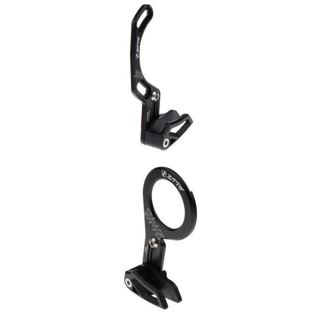 Guía de cadena de MTB de aleación de aluminio 2 piezas, guía de cadena de 30-38T negro