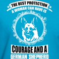 thumbnail image 3 of CafePress - Courage And German Shepherd T Shirt T Shirt - Men's Fitted T-Shirt, 3 of 4