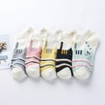 thumbnail image 4 of Adorable Cat - Print No Show Socks Soft for Casual 5Pk, 4 of 4