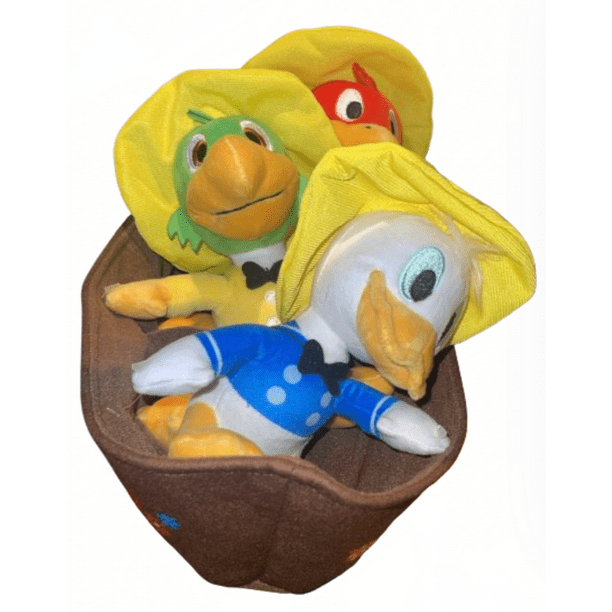 Disney Plush Epcot Mexico The Three Caballeros Gran Fiesta Tour Boat