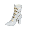 thumbnail image 3 of Esquirla 1/6 Action Chiffres Bottes à Talons Hauts Durables Accs Collections pour 30cm Poupée Adultes Blanc, 3 of 8