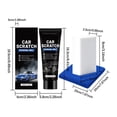 thumbnail image 3 of Car Scratch Remover Polishing Repair Paste Swirl Fix Kit, Fast Acting Paint Scratch Repair Compound For Car Body Restoration DIY Garage Home Detailing Use Scratch Swirl Mark Removal Kit Solution, 3 of 9