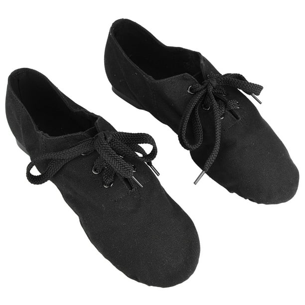 Black Ballet Dance Soft Shoes Sneakers for Gymnastics Fitness Portable 38 Walmart