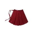 thumbnail image 3 of iiniim Kids Girls Chiffon Ballet Dance Mini Wrap Skirts Ballerina Dancewear Sizes 4-12, 3 of 7