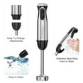 Bonsenkitchen Immersion Blender Handheld, Stainless Steel Hand Stick