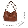 thumbnail image 6 of MUSOIE Large Crossbody Bags for Women Multi Pockets Shoulder Bags Soft Vintage Vegan Leather Purses, 6 of 7