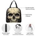 thumbnail image 4 of Fuzoiu Gothic Winged Skull Print Lunch Bag for Women & Men,Adult Insulated Lunch Box,Leakproof Cooler,Food Lunch Containers,Reusable Lunch Tote Bags for Work, Travel, Outdoor, 4 of 8