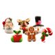 thumbnail image 5 of 6 Piezas Colgante de Navidad Decoración de Navidad Centro de Mesa Coleccionable Lindo Adorno Colgante de Resina para Fiesta Escritorio Gabinete Decora Adornos, 5 of 8