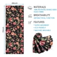 thumbnail image 2 of Pioneer Flower Floral Print Pattern Hot Yoga Mat Towel Non Slip for Hot Yoga - Quick-Drying Yoga Mat Cover with 4 Corner Pockets with Travel Bag - Hot Yoga Towel Non Slip 70"x26", 2 of 6