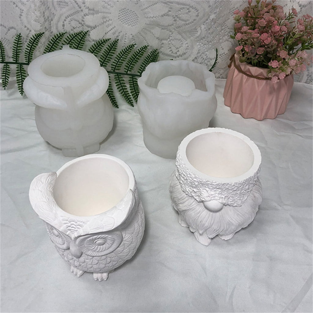 NEXAVKPR Candle Moulds Christmas Silicone Resin Epoxy Mold Craft Christmas Ornament DIY