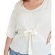 thumbnail image 4 of Blusa Roman Fashion Tallas Extras 1832 Blanco 42, 4 of 6