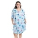 thumbnail image 1 of Pijama tipo camisón Roman Fashion Tallas Extras 02X Azul claro UNI, 1 of 5