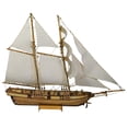 thumbnail image 1 of Barco a Escala Armable SailBoatNewport 1Pza Newport 1:70 41x22.5x6cm Madera Café Claro., 1 of 2