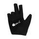 thumbnail image 1 of Guantes de taco de billar con dedos separados, antideslizantes, para practicar con la mano izquierda Negro, 1 of 9
