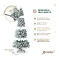 thumbnail image 4 of Árbol de Navidad Pino Canadiense Tipo Lápiz, Esquimal (Verde Nevado, 2.20 m), 4 of 6