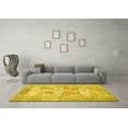thumbnail image 3 of Ahgly Company Indoor Round Persian Yellow Traditional Area Rugs, 8' Round, 3 of 4