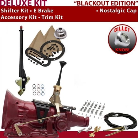 American Shifter PG Shifter Kit Black 6 in. E Brake Cable Clamp Trim Kit for ECA13