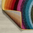 thumbnail image 6 of JONATHAN Y DAZZLE 2 x 8 Runner Rug, Flow Abstract Swirl - Red/Yellow/Blue, DZC100A-28, 6 of 8