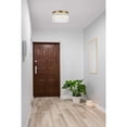 thumbnail image 2 of Elegant Lighting Harlow 16" Flush Mount in Satin Gold, 2 of 8