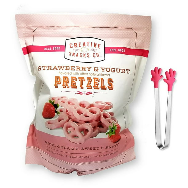 Creative Snacks Strawberry & Yogurt Dipped Pretzels 1 lb 8 oz. (680 g