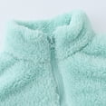 thumbnail image 3 of Otqutp Toddler Boys Girls Fleece Fuzzy Sherpa Vest Kids Sleeveless Zipper Jacket Fall Winter Faux Pocket Outerwear Coat, 3 of 6