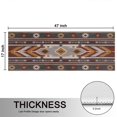 thumbnail image 5 of Kitchen Rugs Sets Of 2,Multicolor Geometric Boho Pattern Anti Fatigue Kitchen Mat Rugs Non Slip Washable,Decorative Kitchen Floor Mats for Kitchen,Sink,Laundry,17"X47", 5 of 5