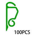 thumbnail image 2 of 100 Pieces Christmas Light Clips  Weatherproof Gutter Hooks for Outdoor Lights  Light Hooks Hang Gutter Lights Clip for Halloween Christmas Outdoor Decoration String Lights, 2 of 10
