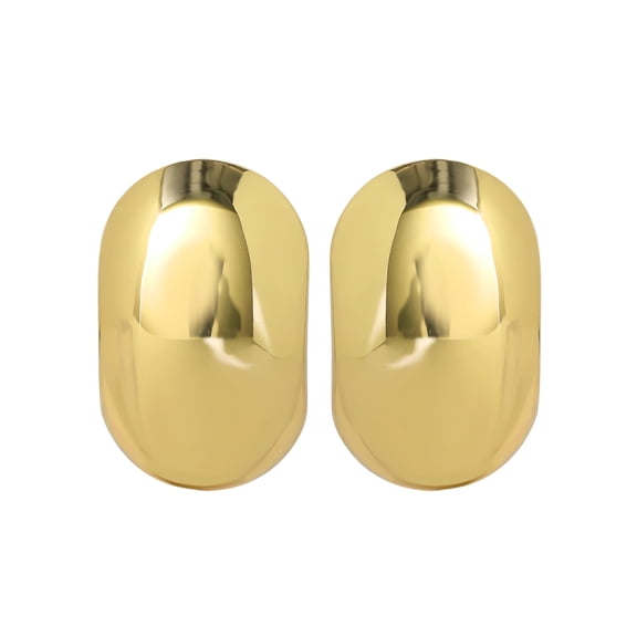Jessica Simpson Polished Oval Dome Earrings for Women