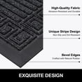 thumbnail image 4 of Buganda Outdoor Doormats, Heavy-duty Rubber Door Mats, Absorbs Moisture and Dirt Outdoor Mats, Low Profile Mats for Entry, 24x36, Grey, 4 of 8