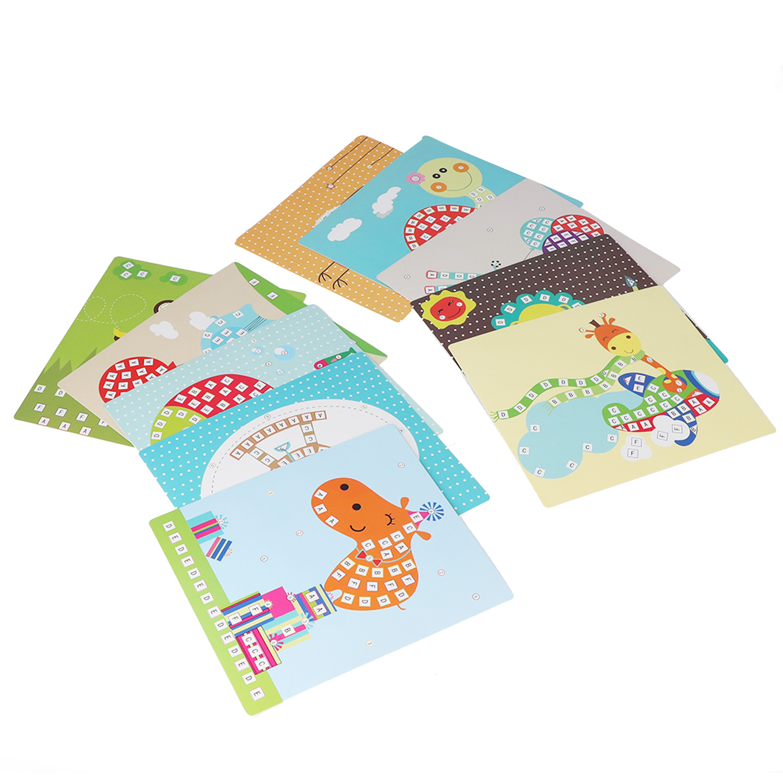 Mosaic Sticker DIY, Mosaic Sticker Art Kit Simple Steps For Kids