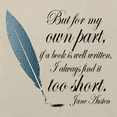 thumbnail image 4 of Inktastic Jane Austen Book Quote Tote Bag, 4 of 5