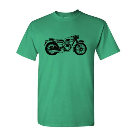 - OLD MOTORCYCLE - retro vintage hipster style - Cotton Unisex T-Shirt