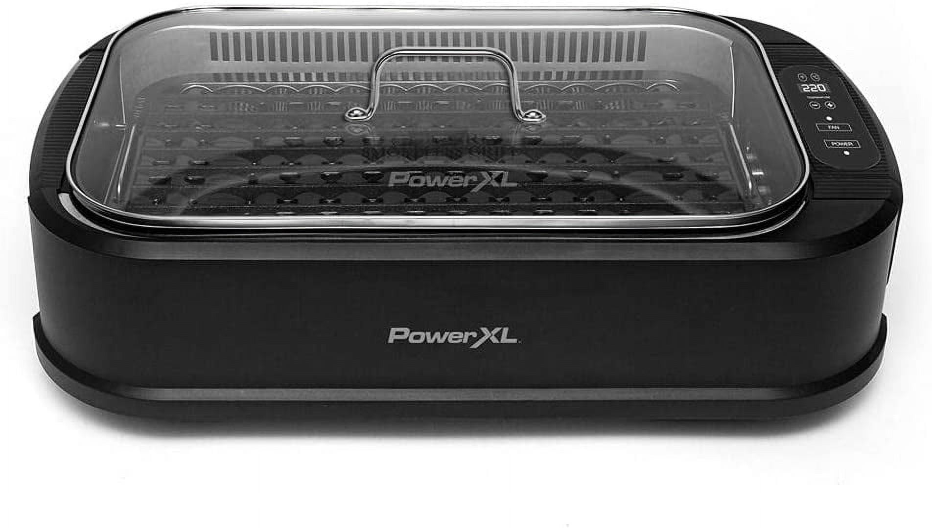  PowerXL Smokeless Grill with Tempered Glass Lid and Turbo Speed  Smoke Extractor Technology. Make Tender Char-grilled Meals : Home &  Kitchen
