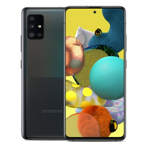 Restored Samsung A51 128GB Tracfone Locked Prism Crush Black (Refurbished)