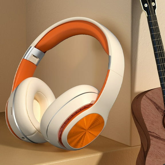 InsCrazy Bluetooth Headphones, Over-Ear Headphones Head Mounted Wired and Wireless Double Mode Foldable Soft Headband Low Latency Gaming Headset