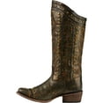 thumbnail image 3 of CORRAL Women's Distressed Aztec Studded Cowgirl Boot Round Toe Brown 7 M US, 3 of 7