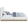 thumbnail image 4 of Meridian Furniture Rigby Cream Boucle Fabric King Bed, 4 of 19
