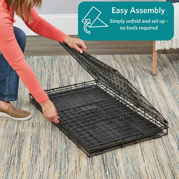 MidWest Homes for Pets 42-Inch Two-Door iCrate Folding Dog Crate