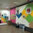 thumbnail image 3 of Gray 70x77cm PE Foam Self Adhesive 3D Wall Stickers Wallpaper, 3 of 7
