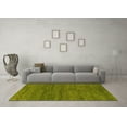 thumbnail image 3 of Ahgly Company Machine Washable Indoor Rectangle Abstract Yellow Modern Area Rugs, 8' x 12', 3 of 4