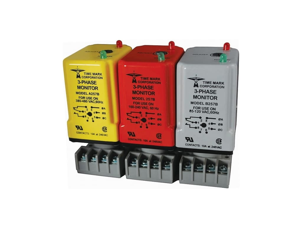 Time Mark A257B 3Phase Monitor, 3PH,480V