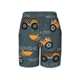 thumbnail image 5 of PAYOHTO Boy Swim Trunks Small Size 7-8 Teens Boy Beach Board Shorts Truck Tractor Quick Dry Bathing Suit Swimwear, 5 of 9